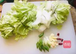 Illustration of how to make stir-fried cabbage 1
