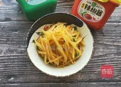 Hot and sour potato shreds recipe 11