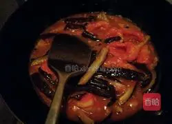 Illustration of how to stir-fry tomatoes and eggplants 9
