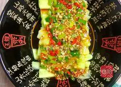 Illustration of how to make cold cucumber 9