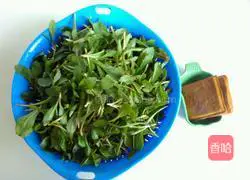 Illustration of how to mix Malantou with dried fragrant 1