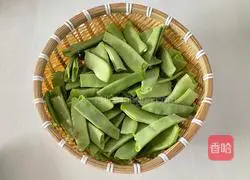 Illustration of making sauce-flavored flat kidney beans 2