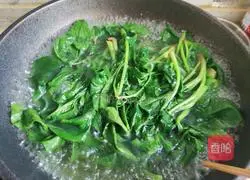 Illustration of how to mix spinach with peanuts 4