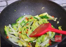 Illustration of how to make stir-fried baby cabbage 9