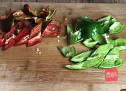 Illustration of how to cook dried beans with green tomato sauce 2