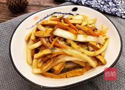 Illustration of how to stir-fry dried cabbage 9