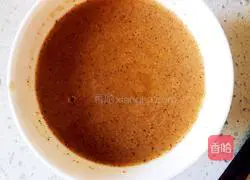 Illustration of how to make roasted bean paste 3