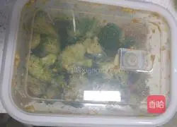 No oil smoke, no fire, super quick dish, 15 minutes to bake soy sauce Illustration of cooking broccoli 3