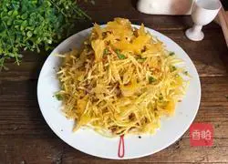 Illustration of how to make fruit mixed with shredded potatoes 11