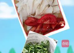 Illustration of cooking cauliflower with King Oyster Mushroom 1