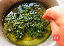 Illustration of how to make cold bitter vegetables 1