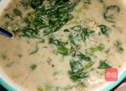 Illustration of how to cook cabbage with peanut foam 11