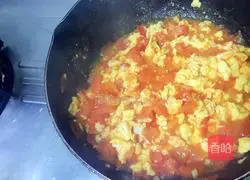 Illustration of how to make tomato scrambled eggs 9