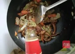 Illustration of how to make mushrooms and cabbage 10