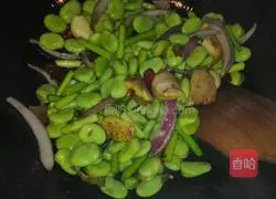 Illustration of how to make braised beans in oil 4