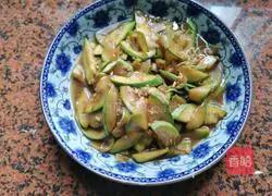 Illustration of how to make Yunnan melon with oyster sauce 6