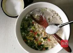 Illustration of how to make vegetable oatmeal porridge in the dormitory 2