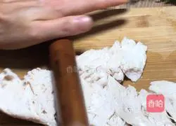 Illustration of how to make cold shredded chicken 13