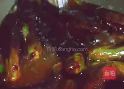 Illustration of how to make sauced eggplant 6