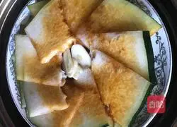 Illustration of how to make steamed winter melon 6