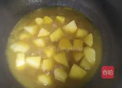 Illustration of how to make curry potatoes 5