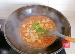 Illustration of how to make seafood mushroom stewed tofu 14