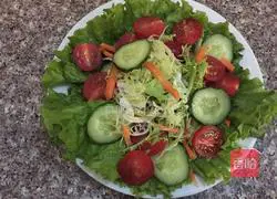 For vegetable salad Practice illustration 2