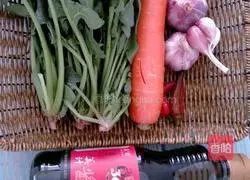 Illustration of how to make cold spinach 1