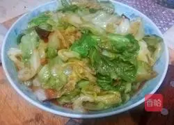 Illustration of oil-consuming hand-shredded cabbage 7