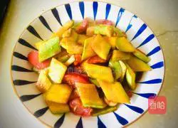 Illustration of how to make fried zucchini with tomatoes 8