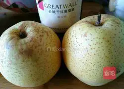 Red wine and pear recipe 1