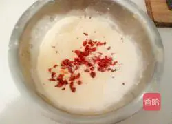 Illustration of how to make cornmeal cake 3