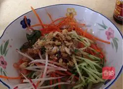 Illustration of how to make cold jellyfish skin 8