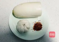 Cold Meizizi Illustration of how to make white radish 1