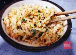 Illustration of how to make potato fork 11