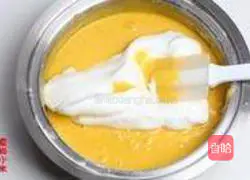 Illustration of making rice cooker cake 8