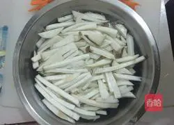 Illustration of how to make fish-flavored king oyster mushroom 3