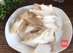 Illustration of how to make mixed vegetables and king oyster mushrooms 1