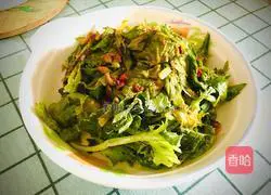 Illustration of how to steam celery leaves 10