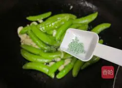 Stir-fried sweet beans Illustration of how to do it 7