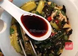 Illustration of how to make cold cucumber 9