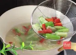 Cold loofah Illustration of how to do it 10