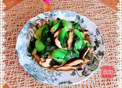 Illustration of how to make oyster sauce, mushrooms and rapeseed 10