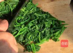 Illustration of how to eat sweet potato leaves lightly 10