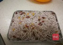 Illustration of how to make pan-fried taro pancake 8