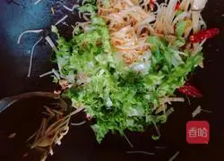 Illustration of how to make fried shredded bait 4