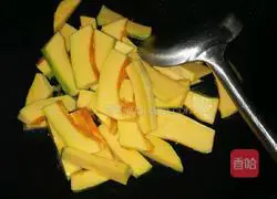 Illustration of home-style fried pumpkin 3