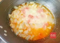 Illustration of how to make tomato stewed melon 10