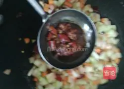 Illustration of how to make Kung Pao Tofu 10