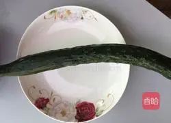 Illustration of how to make yuba, fungus and cucumber 3